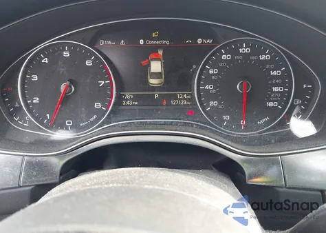 2013 Audi A6 3.0T Premium z USA, uszkodzony, nr VIN WAUJGAFC3DN027822